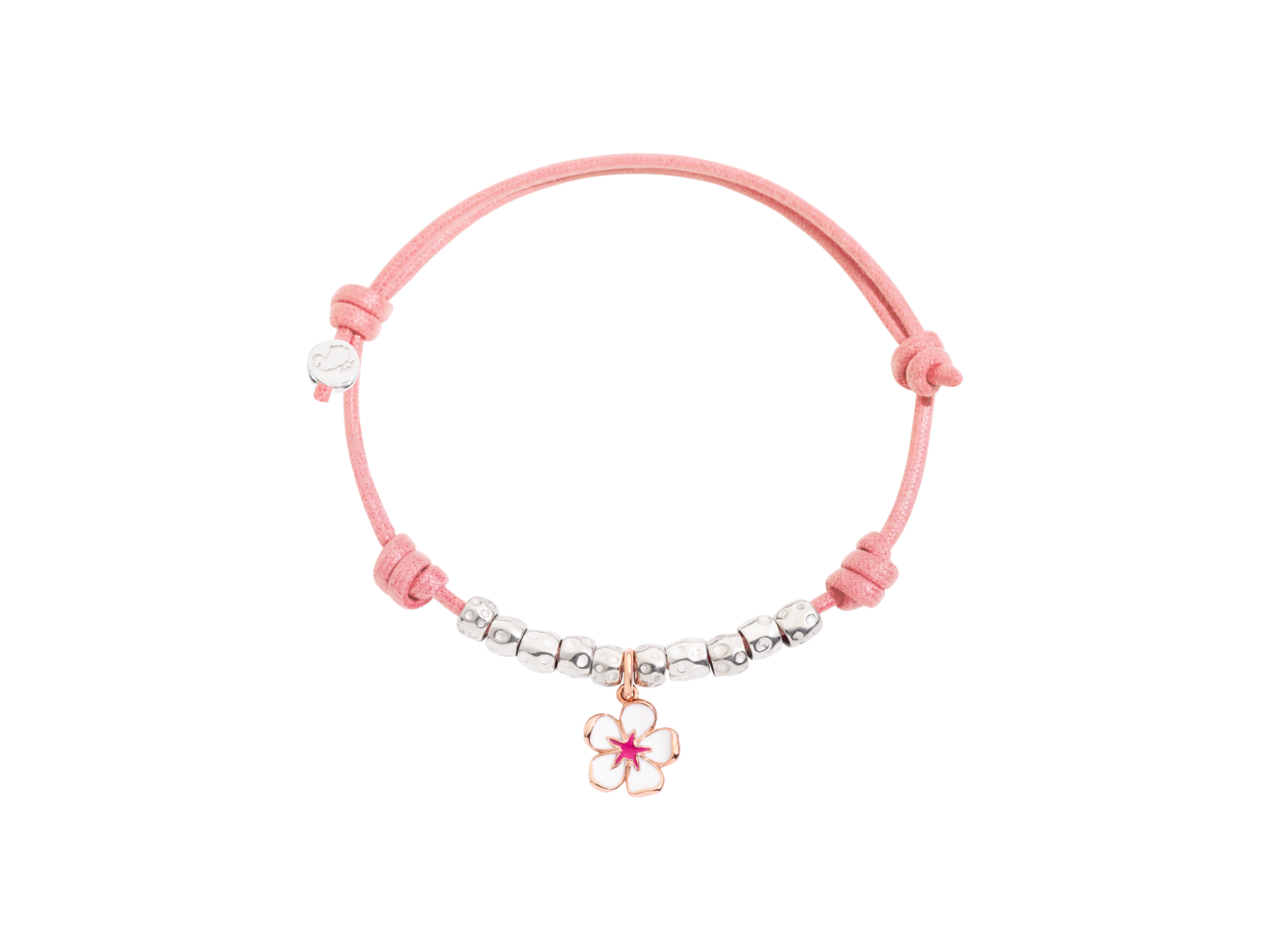 Bracelet cordon Pétale - Or rose